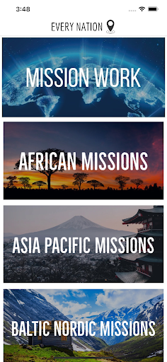 Android application All Nations App screenshort