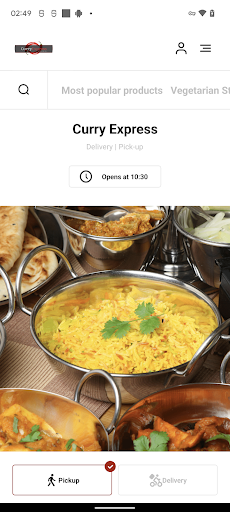 Android application Curry Express Littleover screenshort