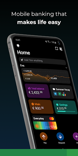 Android application bunq screenshort