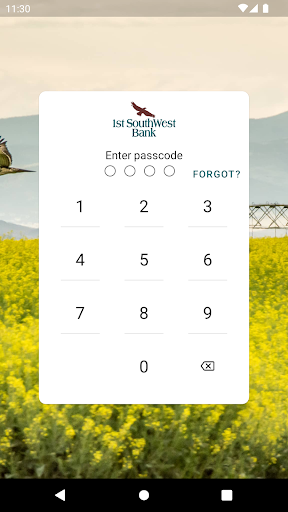 Android application FSWB Mobile Banking screenshort