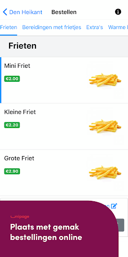 Frituur Den Heikant Stekene Screen 2