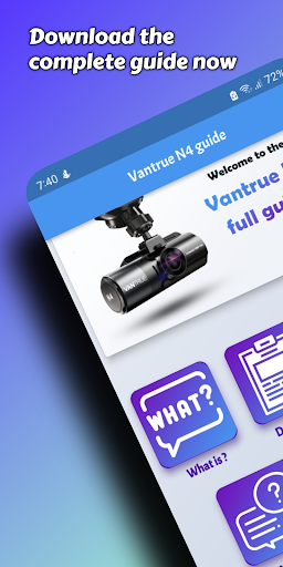 Vantrue N4 guide : Dash Cam Screen 2