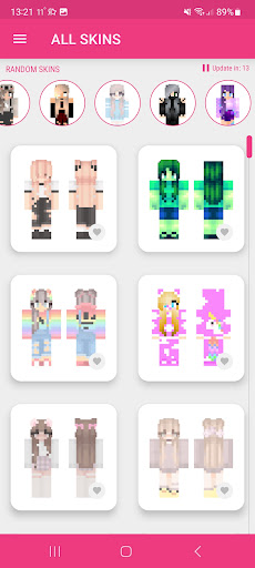 Girls Skins for Minecraft PE 20