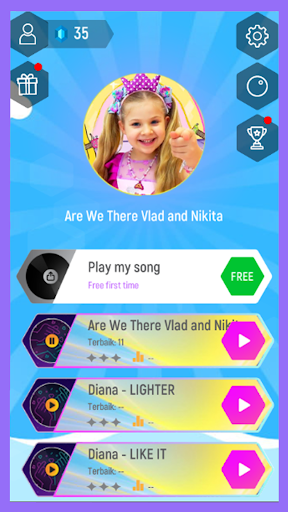 Diana And Roma Songs Tiles Hop Games