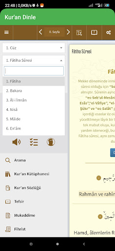 Kuran Dinle, Namaz Screen 3
