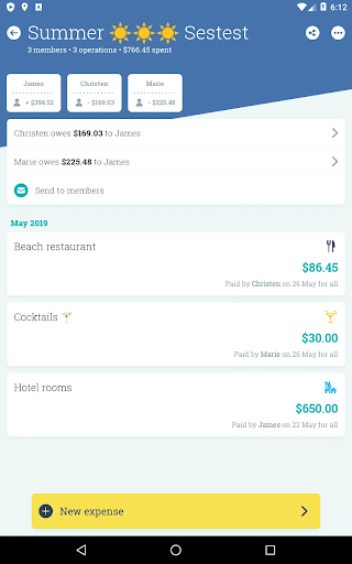 Sesterce – Share Expenses 6