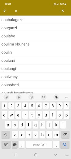 Luganda To English Dictionary