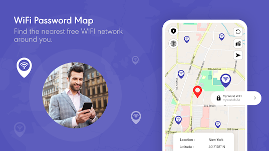 WiFi Password Map