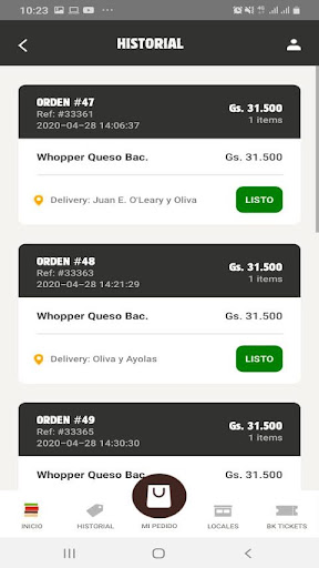 Burger King Paraguay Screen 3
