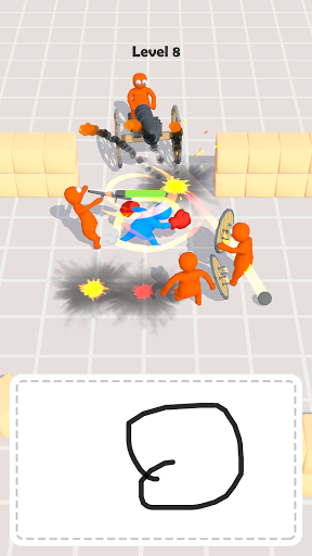 Android application Draw Punch screenshort
