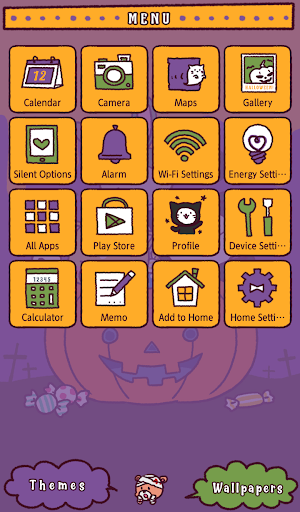 Halloween Friends Theme Screen 2