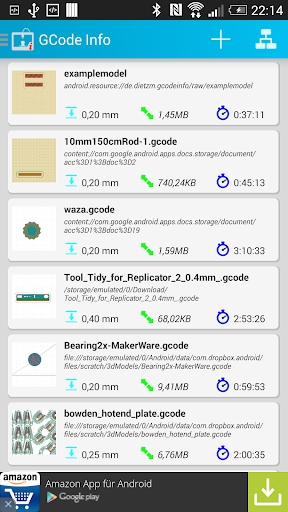 GCodeInfo - 3D Print Analyzer Screen 3