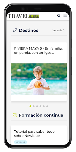 Android application Travel Sapiens screenshort