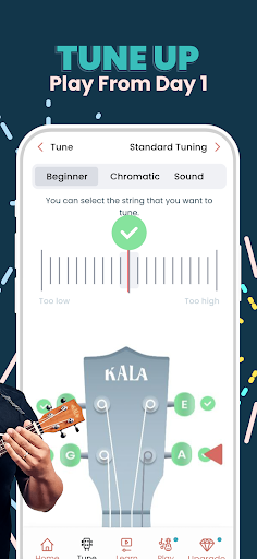 Screenshot of Kala: Learn Ukulele & Tuner