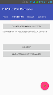 DjVU to PDF converter Screenshot
