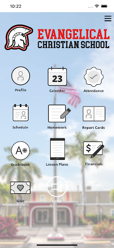 Android application Evangelical Christian School screenshort