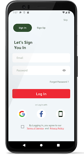 Usign App Screen 3