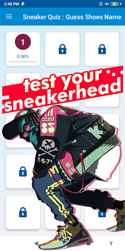 sneaker quiz Screen 2