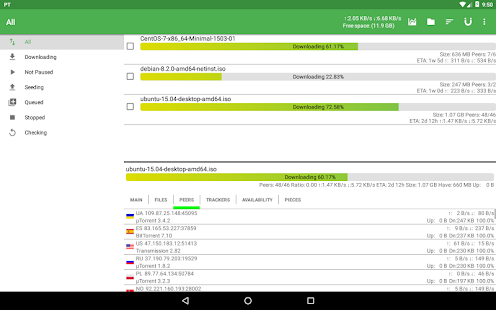 PTorrent - torrent application