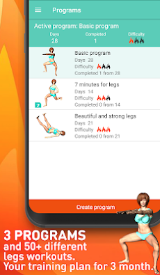 Legs workout - Calves & thighsのおすすめ画像2