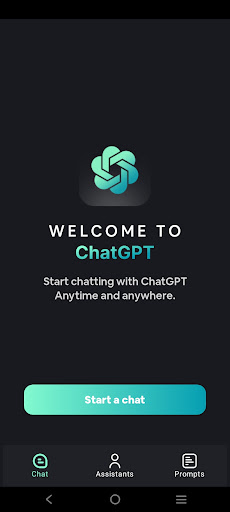 Android application CHATON WITH AI - TATA screenshort