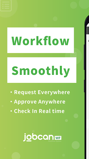 Android application Jobcan Workflow screenshort