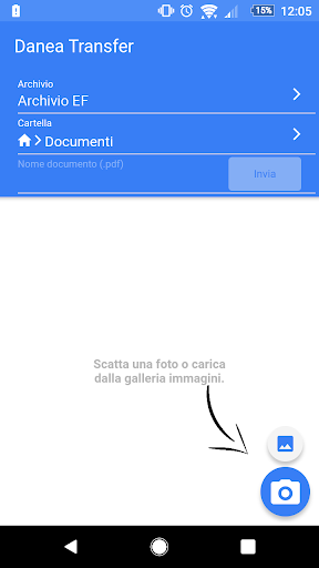 Android application Danea Transfer screenshort