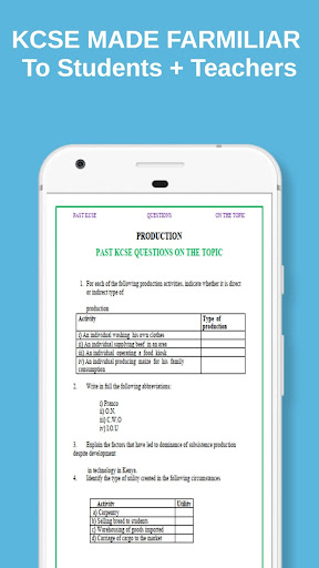 Android application Business Studies Topical Q+A screenshort