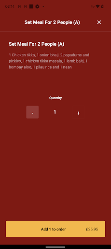 Indian Fast Food Screenshot