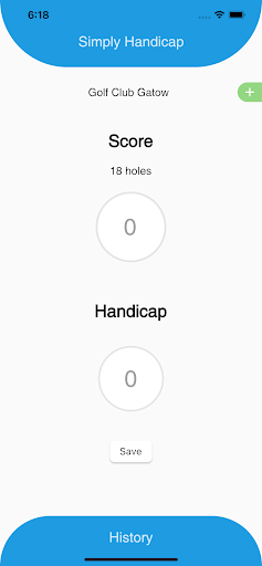 Android application Simply Handicap screenshort
