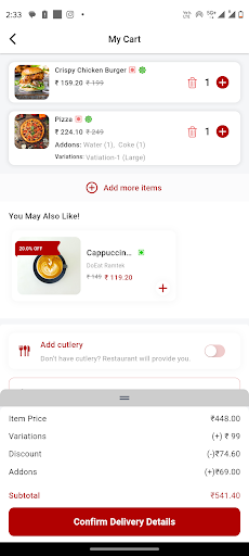 Eat Now - Food Delivery App