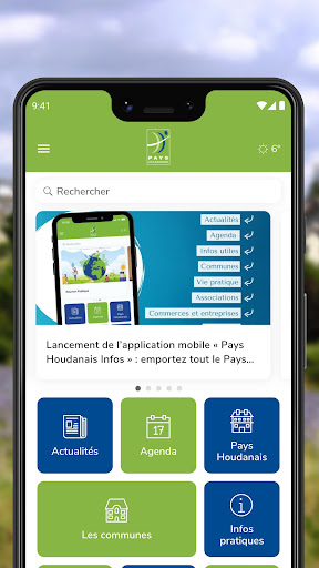 Android application Pays Houdanais Infos screenshort