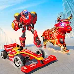 Cover Image of Скачать Bull Robot Formula Car Transform: Robot Games 1.1.3 APK
