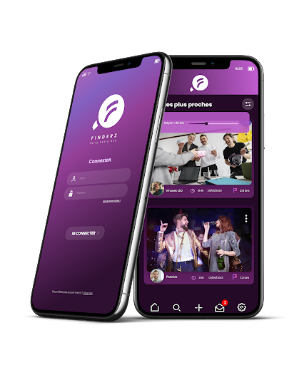 Android application Finderz screenshort