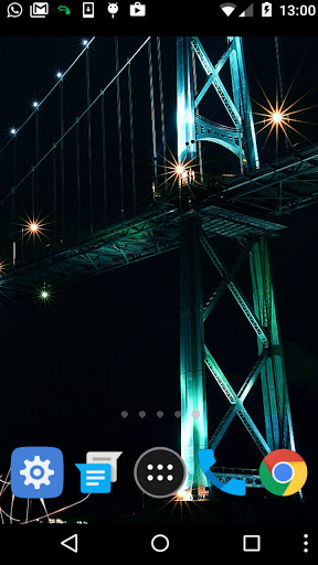 night bridge wallpaper Screen 2
