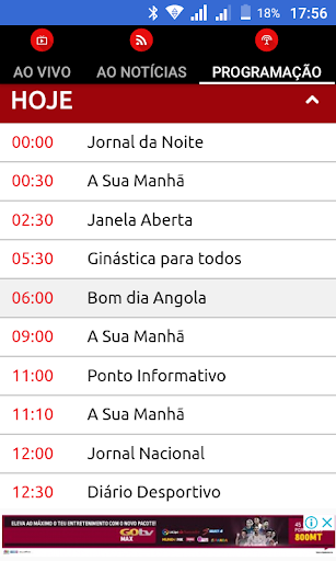 TPA em Directo - Angola Screen 3