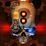 Steampunk Skull Live Wallpaper icon