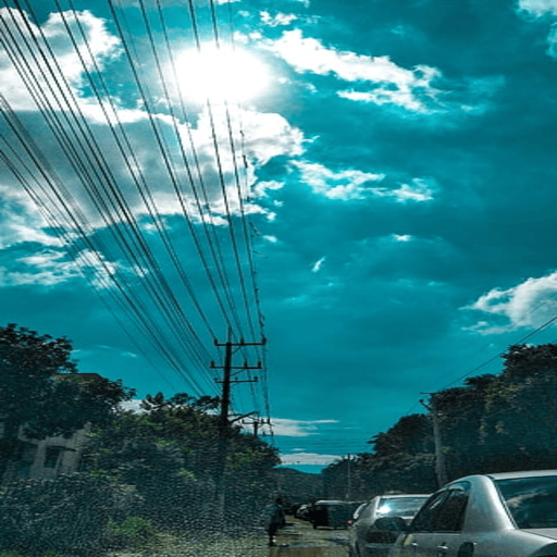 Sky background logo