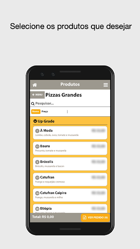 Pizzaria Express Food Screen 2