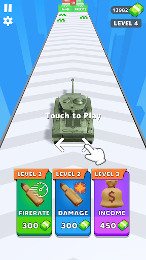 Android application Tank Run screenshort
