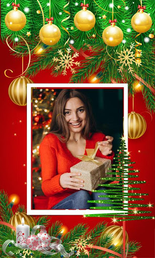 Happy Christmas Theme Photo Fr