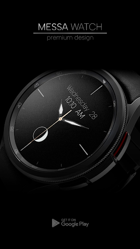 Minimal Analog Watch Face Moon Screenshot 4 - AppWisp.com