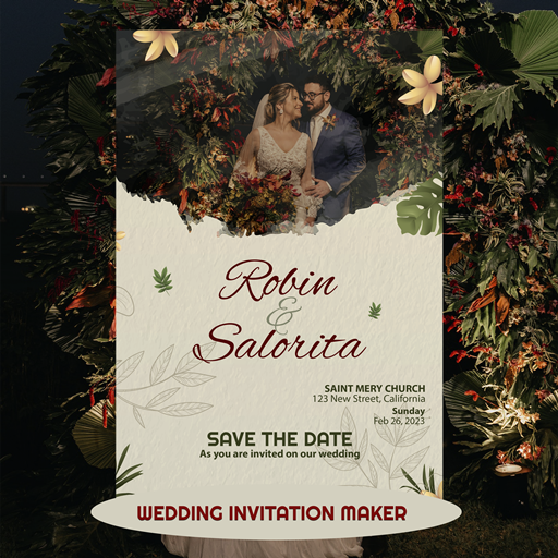 Wedding Card Maker: Invitation logo