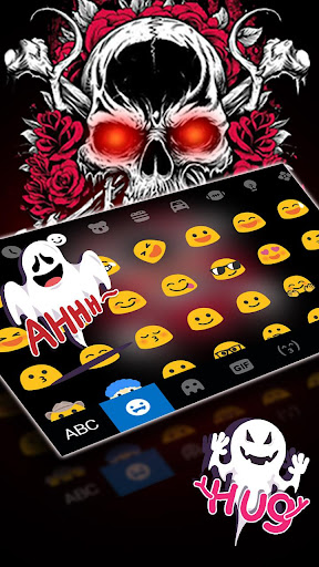 Roses Skull Tattoo Keyboard Th Screen 3
