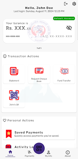 Android application Daraudi Smart Banking screenshort