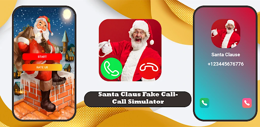 Santa claus fake call-call game Simulation