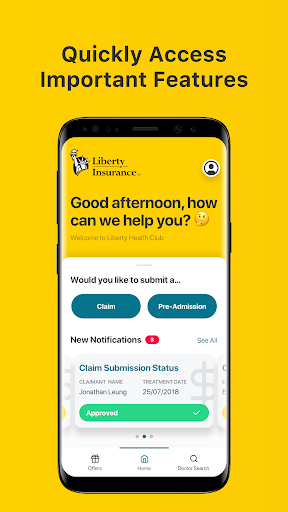 Android application LibertyHK: Liberty Health Club screenshort