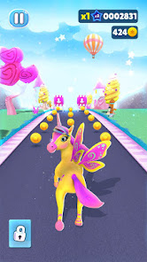 Captura de Pantalla 19 Unicorn Run: Juegos de Correr android
