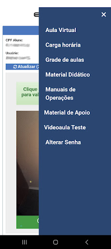 eTeorika Aula Virtual Screen 2
