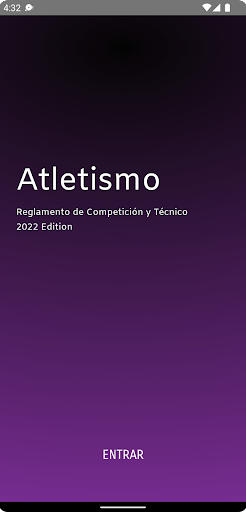 Android application Atletismo Libro de Reglas screenshort